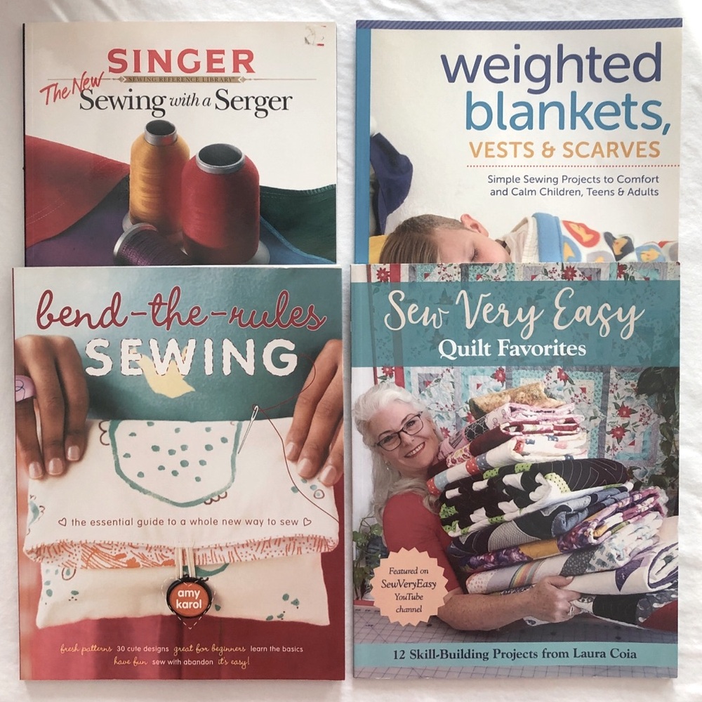 Set of 4 Sewing Books